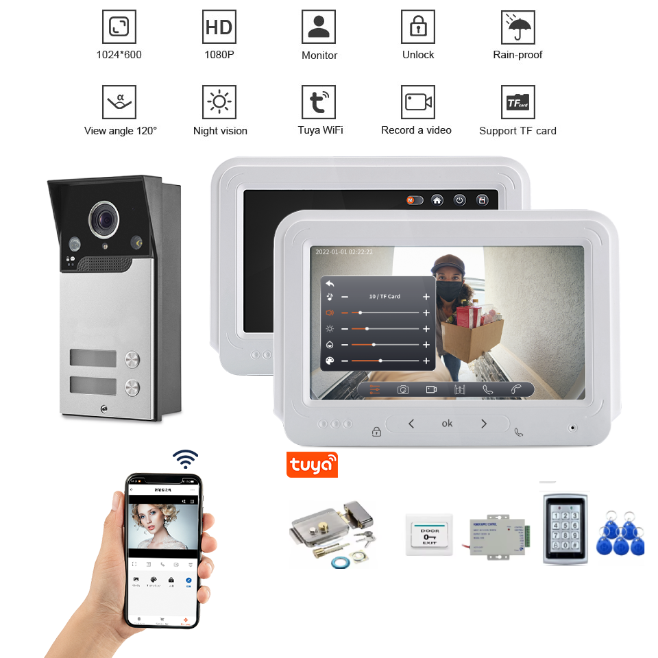 Smart Video Intercom System 2/ - Home Security Units recensie en prijs